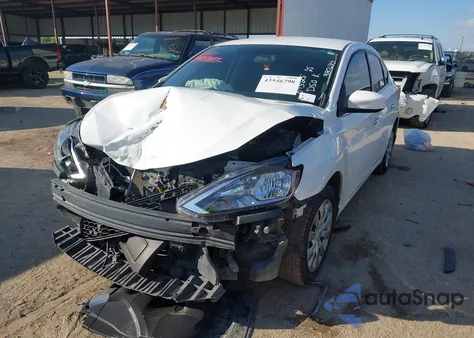 2019 Nissan Sentra S z USA, uszkodzony, nr VIN 3N1AB7AP8KY380283